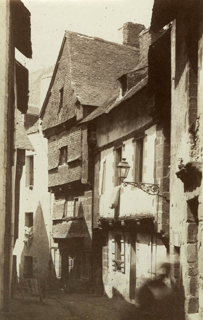 Rue de ville à Auray, en Bretagne