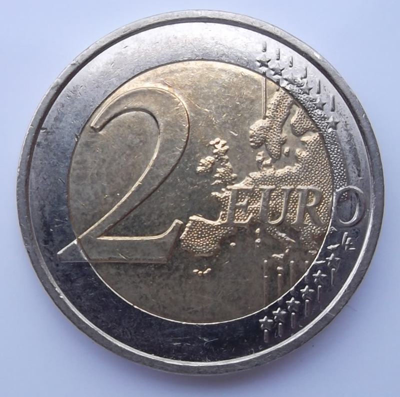 Pile de pièces de 2 euros